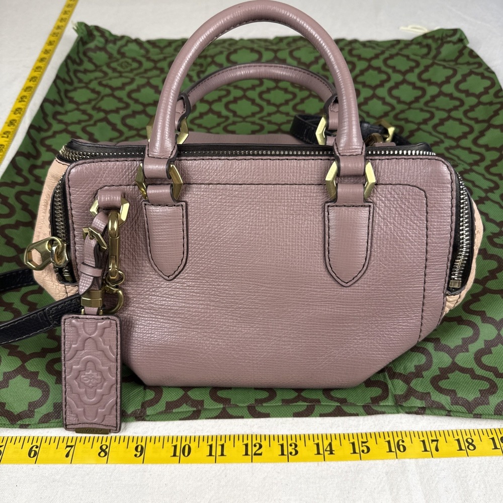 orYANY Women's Clean Classy Two-Tone Leather Tote W/Shoulder Strap & Dust Bag